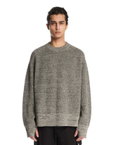 Gray Cotton Crewneck Sweater - Men's knitwear | PLP | Antonia