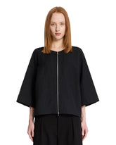 Black Tuttle Zip Blouse - Women's tops | PLP | Antonia