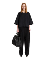 Black Tuttle Zip Blouse - STUDIO NICHOLSON WOMEN | PLP | Antonia