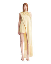 Yellow Mini Dress with Fringes | PDP | Antonia