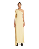 Yellow One-Shoulder Maxi Dress - TALLER MARMO WOMEN | PLP | Antonia