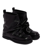 Black Mini Robin Combat Boots | PDP | Antonia