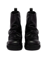 Black Mini Robin Combat Boots | PDP | Antonia