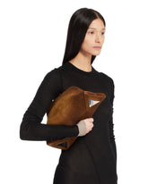 Brown Day Off Suede Shoulder Bag | PDP | Antonia