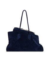 Blue Suede La Passeggiata Bag | PDP | Antonia