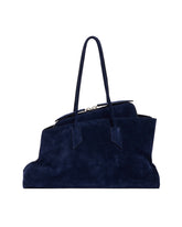 Blue Suede La Passeggiata Bag | PDP | Antonia