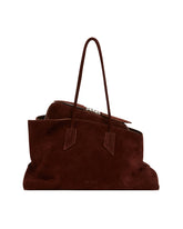 Brown Suede La Passeggiata Bag | PDP | Antonia