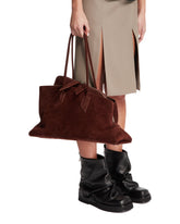 Brown Suede La Passeggiata Bag | PDP | Antonia