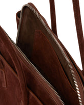 Brown Suede La Passeggiata Bag | PDP | Antonia