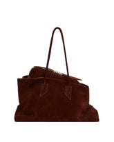 Brown Suede La Passeggiata Bag | PDP | Antonia