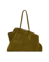 Green Suede La Passeggiata Bag | PDP | Antonia