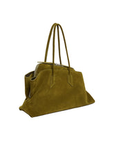 Green Suede La Passeggiata Bag | PDP | Antonia