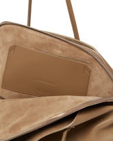 Beige Leather La Passeggiata Bag | PDP | Antonia