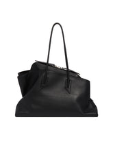 Black Leather La Passeggiata Bag | PDP | Antonia