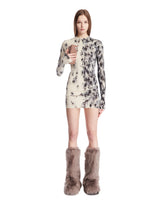 Beige Animal Print Mini Dress - Women's dresses | PLP | Antonia