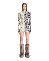 Beige Animal Print Mini Dress - Women's dresses | PLP | Antonia