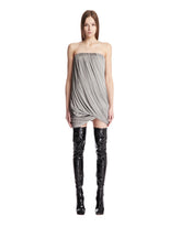 Gray Draped Mini Dress - Women's dresses | PLP | Antonia