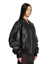 Black Leather Anja Bomber | PDP | Antonia