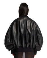 Black Leather Anja Bomber | PDP | Antonia