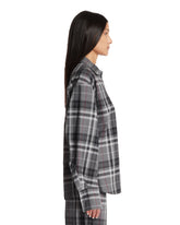 Gray Eliza Checkered Shirt | PDP | Antonia