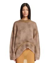 Beige Cashmere and Wool Sweater - Women's knitwear | PLP | Antonia