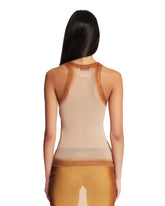 Beige Semi-Sheer Top | PDP | Antonia