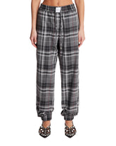 Gray Checkered Trousers | PDP | Antonia