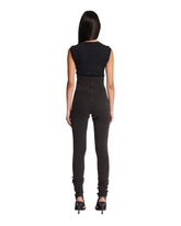 Black Extra-High-Waisted Trousers | PDP | Antonia