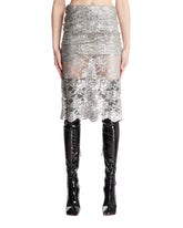 Silver Lace Midi Skirt - Women's skirts | PLP | Antonia