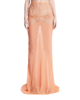 Peach Long Skirt - new arrivals women's clothing | PLP | Antonia