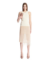 Beige Combined Midi Dress - Women's clothing | PLP | Antonia