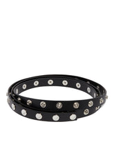 Black Leather Slim Belt - Women's accessories | PLP | Antonia