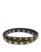 Black Leather Slim Belt | THE ATTICO | All | Antonia