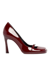 Burgundy Patent Leather Pumps with Strap - Women's pumps | PLP | Antonia