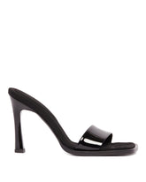 Black Patent Leather Mules | PDP | Antonia