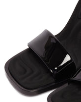 Black Patent Leather Mules | PDP | Antonia