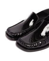 Black Patent Leather Loafers | PDP | Antonia