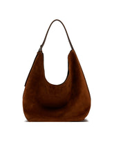 Borsa Marrone In Suede | PDP | Antonia