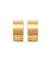 18kt Gold-Plated Brass Hoop Earrings | PDP | Antonia