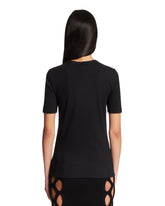 Black Cotton T-Shirt | PDP | Antonia