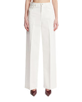 White Denim Pants - TOTEME | PLP | Antonia