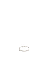 White Gold Chain Ring with Diamond | PDP | Antonia