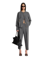 Gray Wool Pants - TOTEME | PLP | Antonia