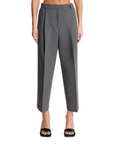 Gray Wool Pants - TOTEME | PLP | Antonia