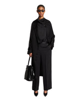 Black Viscose Trench Dress - TOTEME | PLP | Antonia