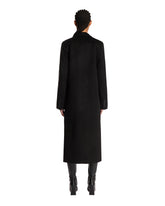 Black Wool Long Coat | PDP | Antonia