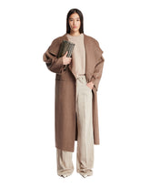 Brown Oversized Coat - TOTEME | PLP | Antonia