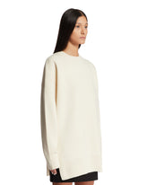 White Crewneck Sweater | PDP | Antonia