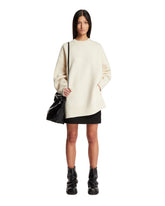 White Crewneck Sweater - Women's knitwear | PLP | Antonia