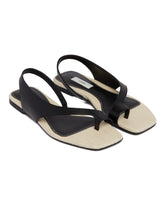 Black Leather Thong Sandals - WELCOME PROMO (auto excl.) | PLP | Antonia